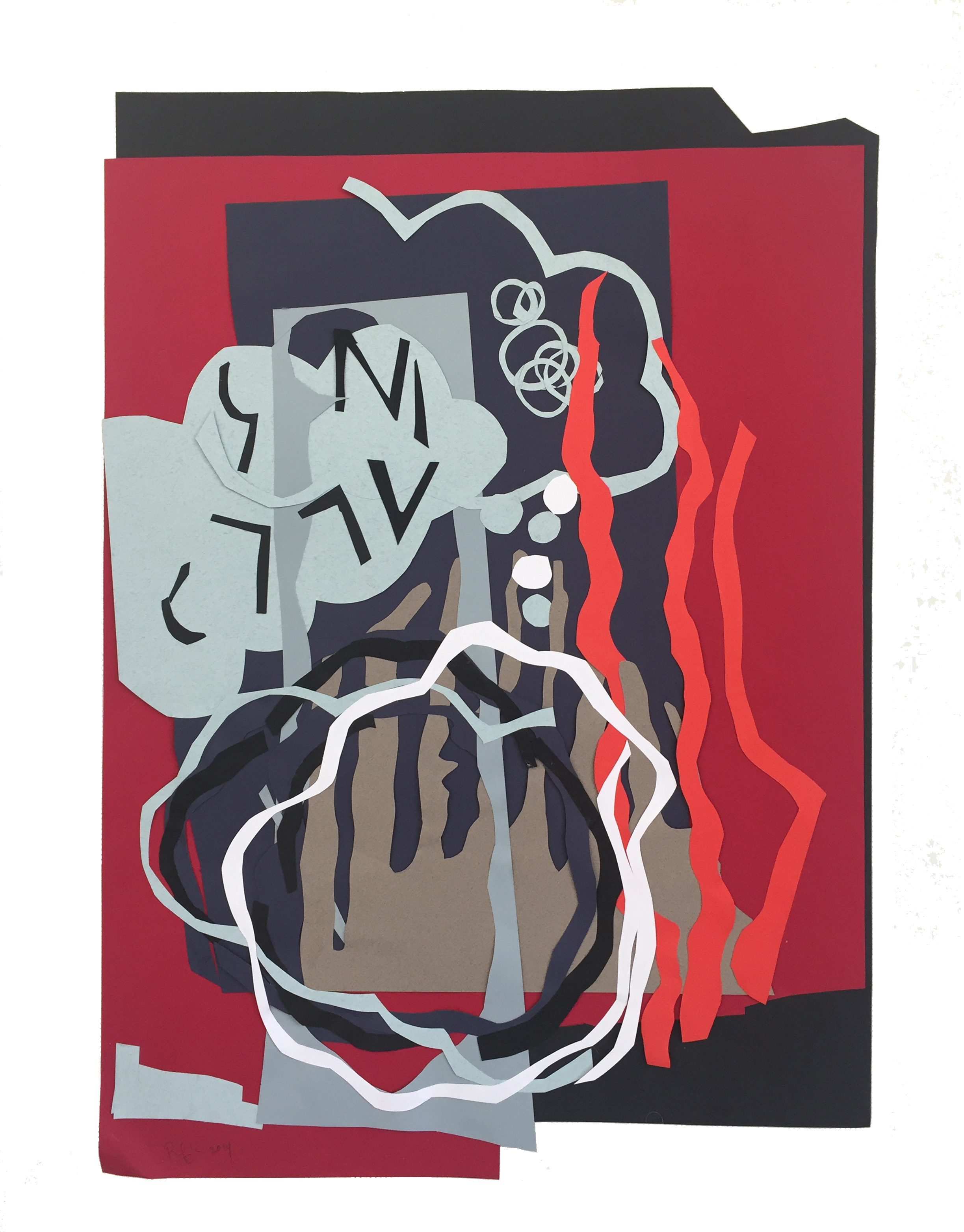 Ascemic   Collage 27 x 20 in