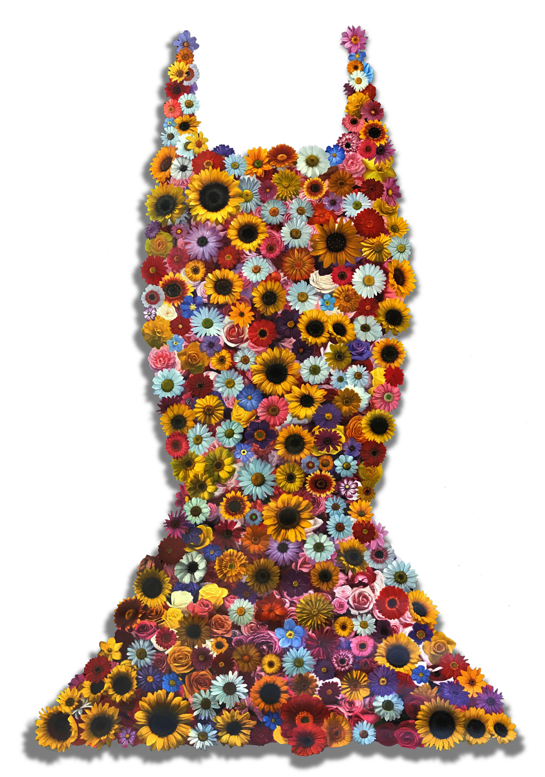 Batman   Oil on linen mounted on wood 50 x 36 in $22,000