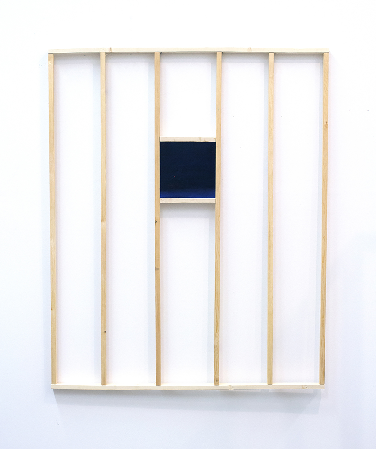 84 to 691  Wood, screws, oil on panel  48 x 40 x 2 in