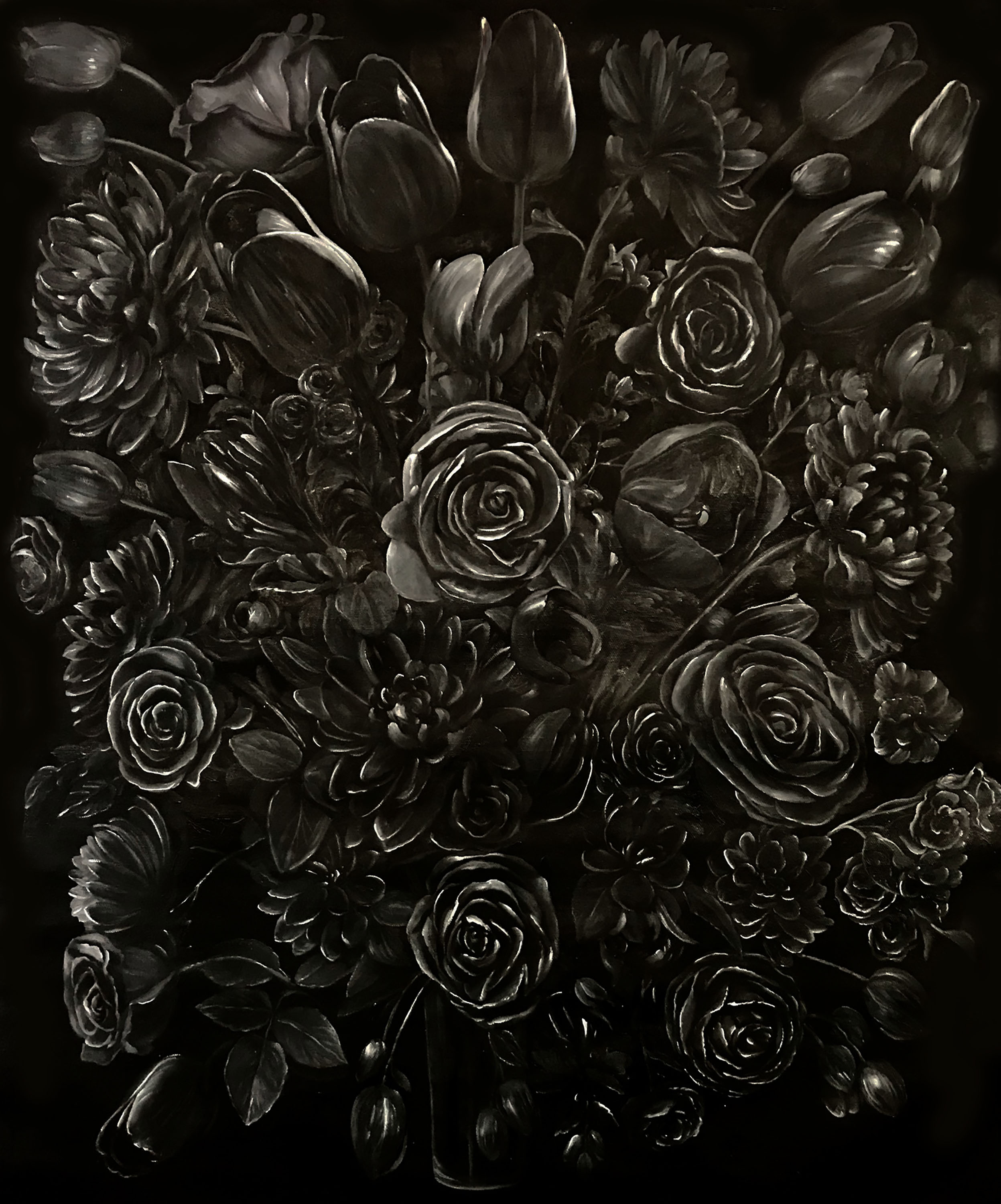 Juicy   Oil on linen 34 x 30 in $15,000