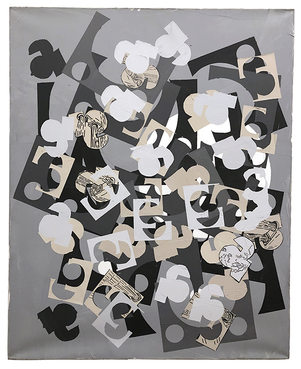 History of Sculpture: West Pediment   Acrylic on linen 60 x 48 in