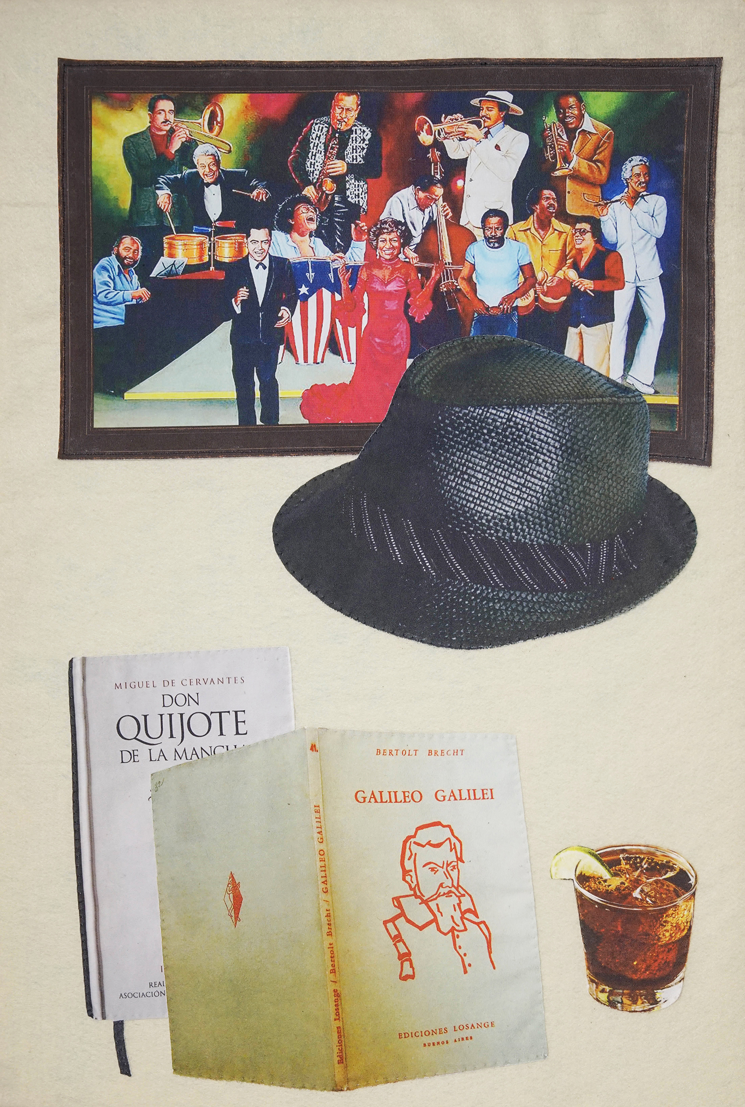 Tio Willie   Digital print on brushed nylon, felt, cotton &amp; foam 24 x 36 in $8,000