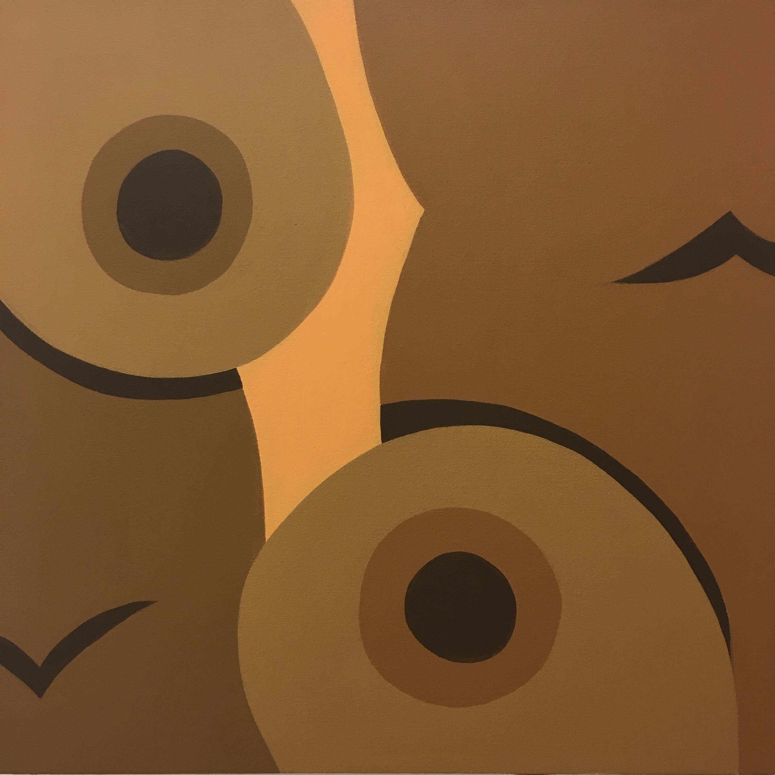 Collective Vision   Oil on panel 12 x 12 in