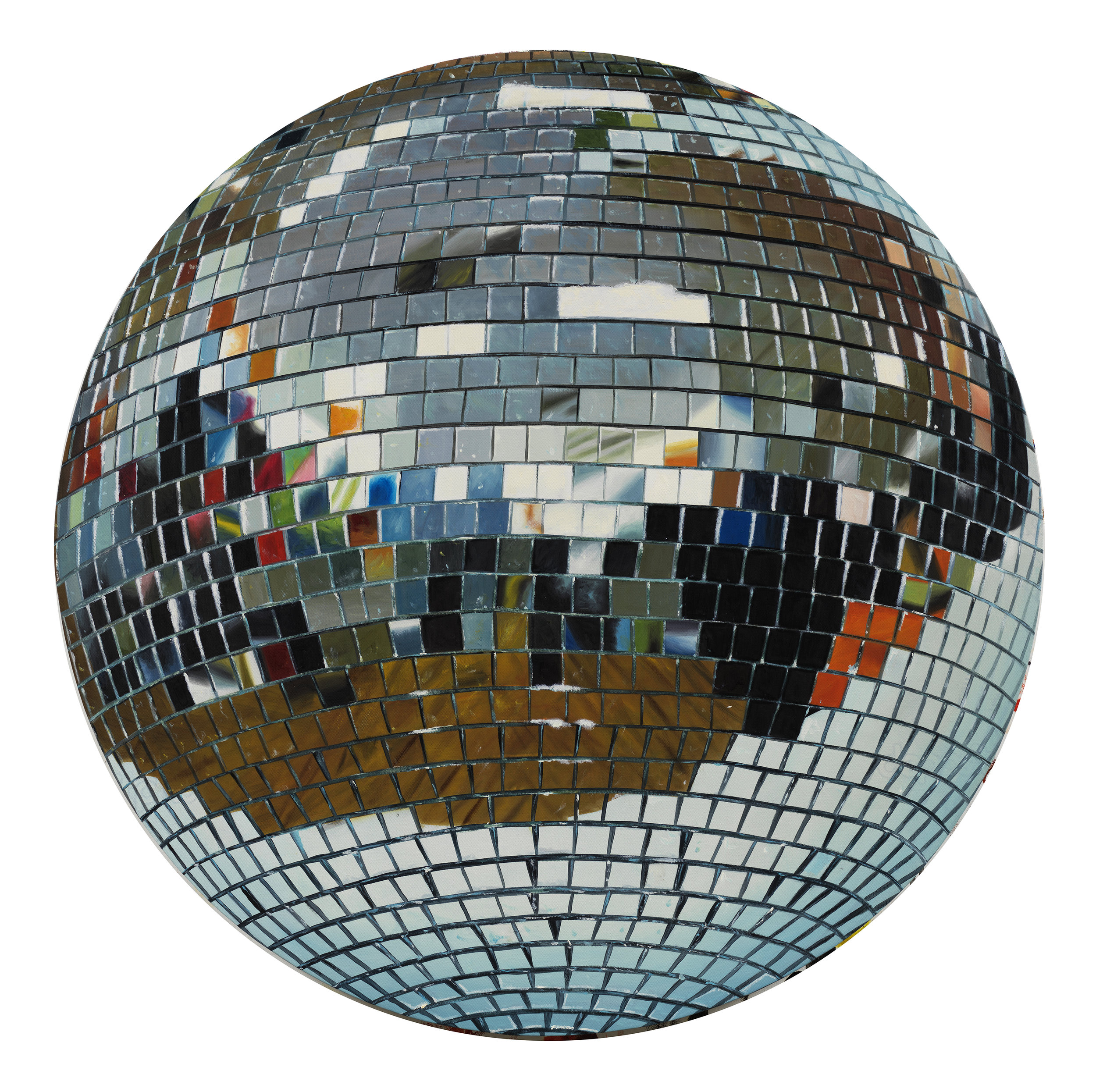 Glorious   Oil on linen 38 x 38 in $18,000