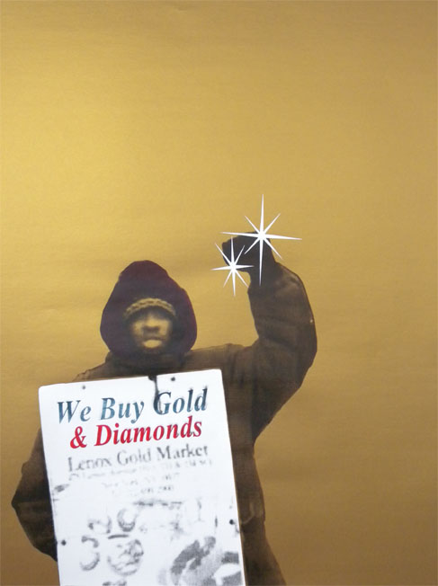 Shani Peters  Pawn Power  Screenprint on paper, edition of 3 20 x 30 in