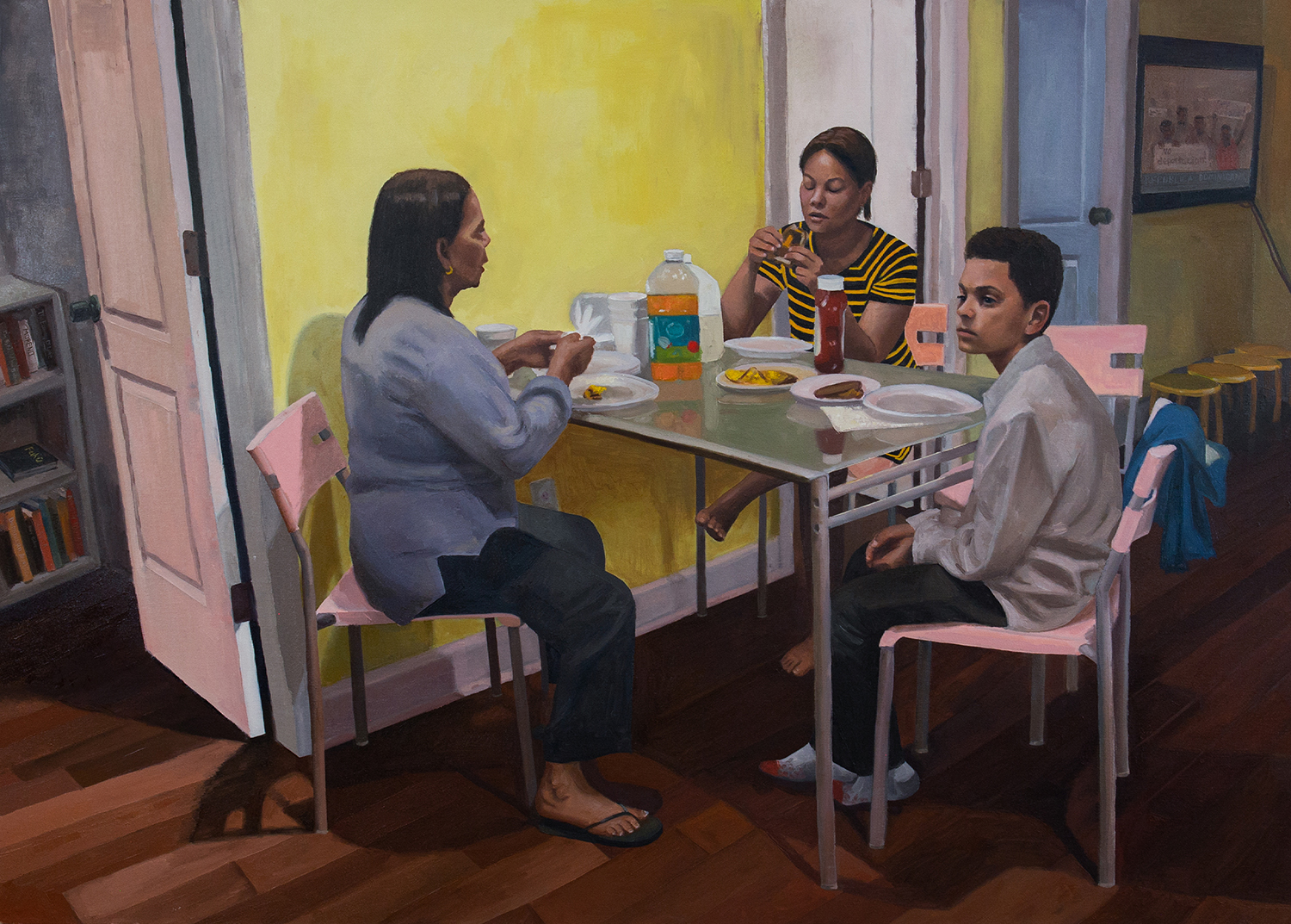 The Beautiful Ones   Oil on canvas 40 x 56 in