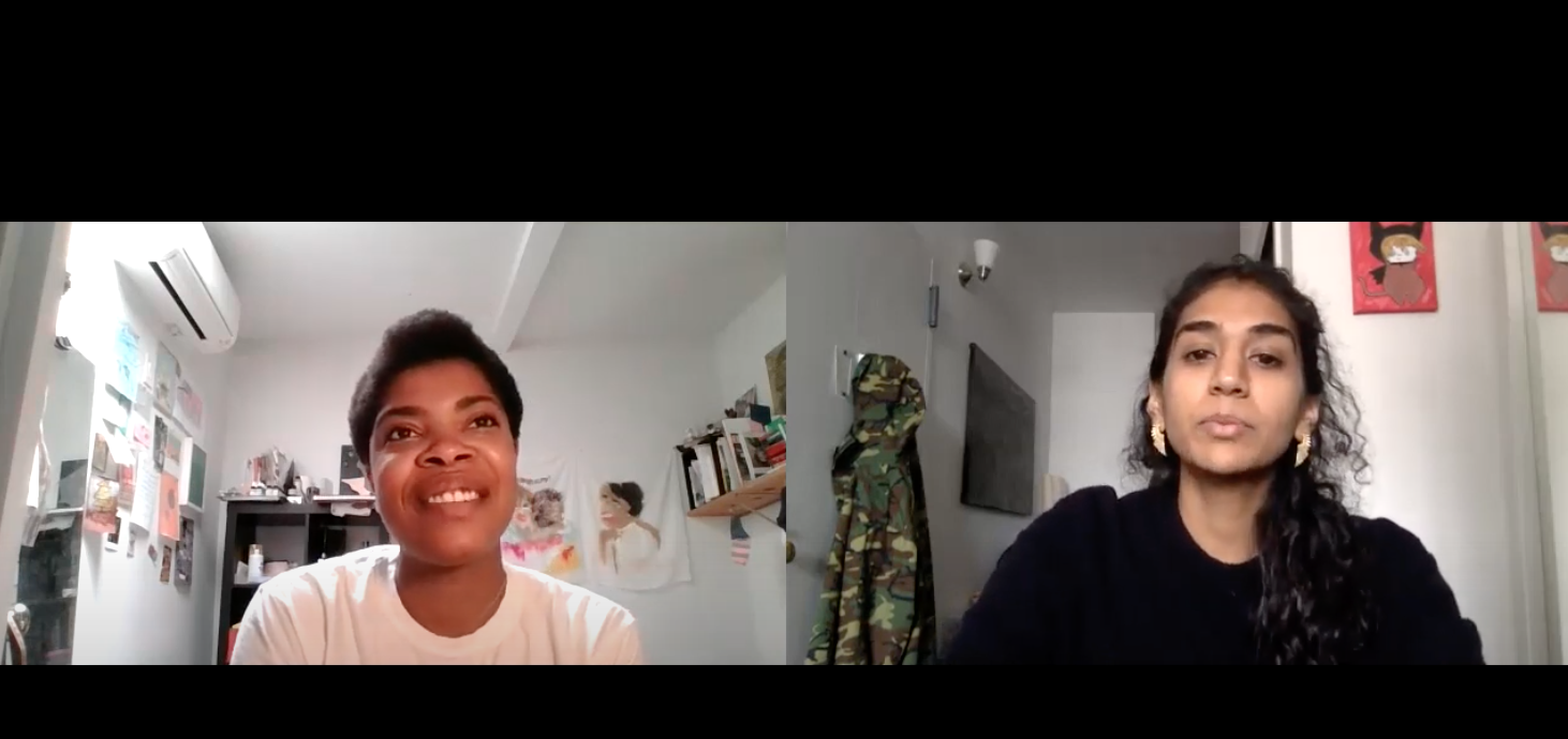 Artists Dana Robinson and Maya Varadaraj in Conversation