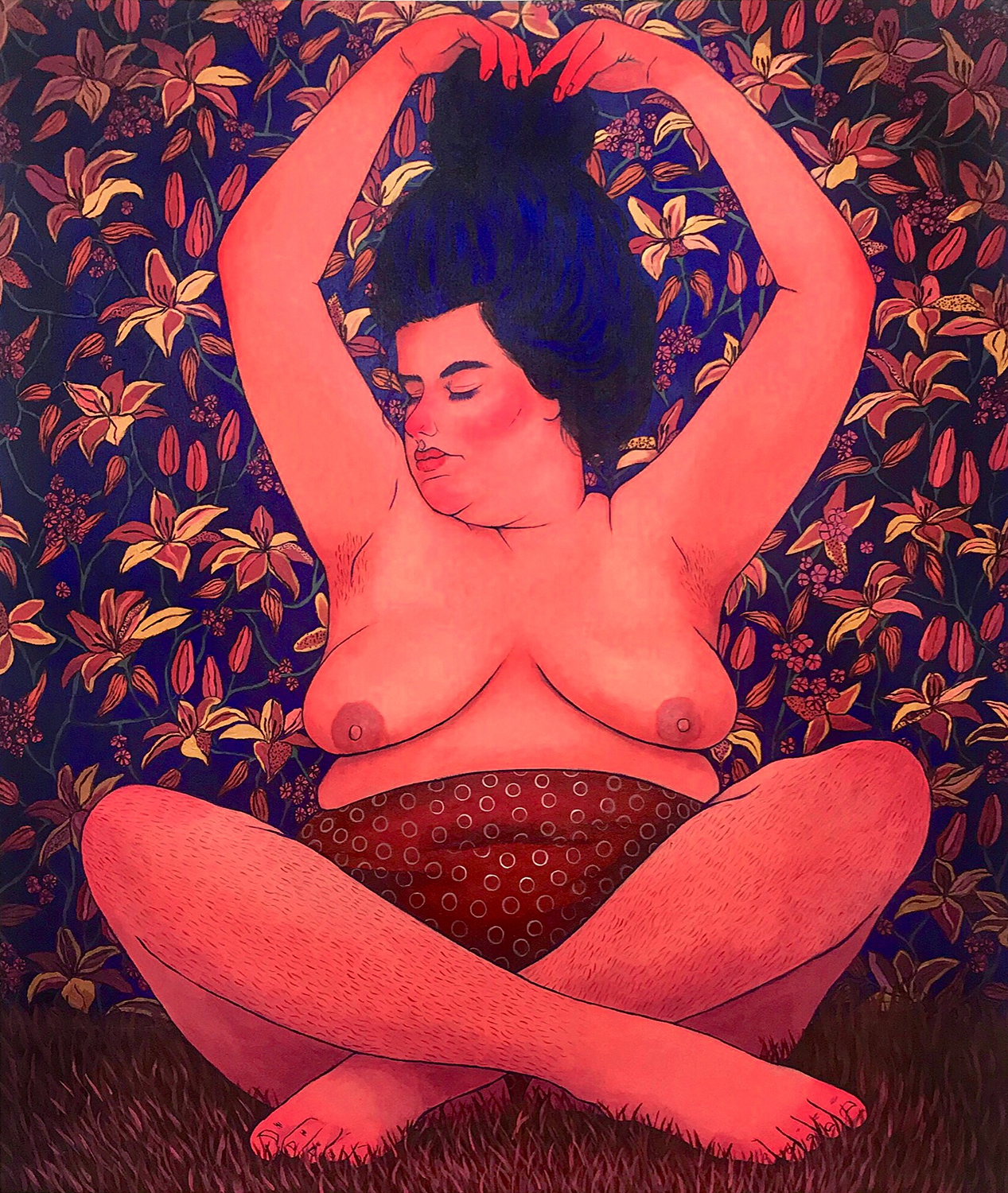 Morning Sun   Acrylic on canvas 52 x 44 in