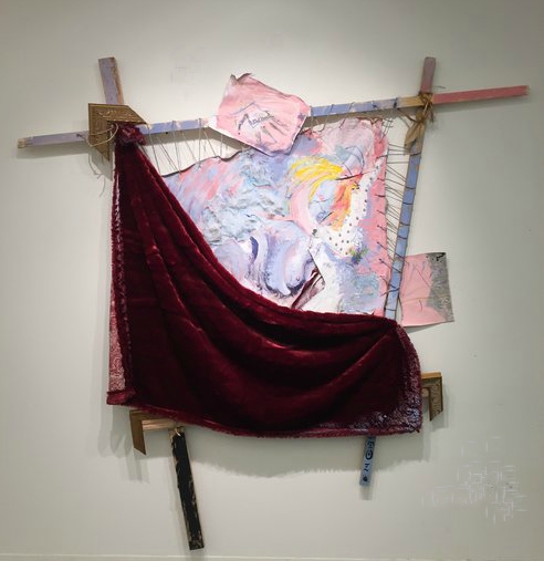 The Wind Cries, "Mary",  2016  Mixed Media 81in X 82 in